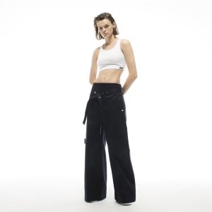 Crop Top Damskie Reebok Victoria Beckham Rib Białe PL 53FSJUD